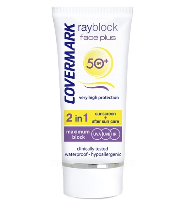 Covermark - Rayblock Face Plus teintée beige SPF50+ - 50 ml