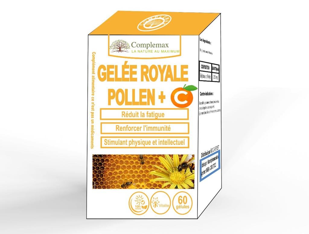 Complemax Gelee Royal Pollen + C 60 gelules