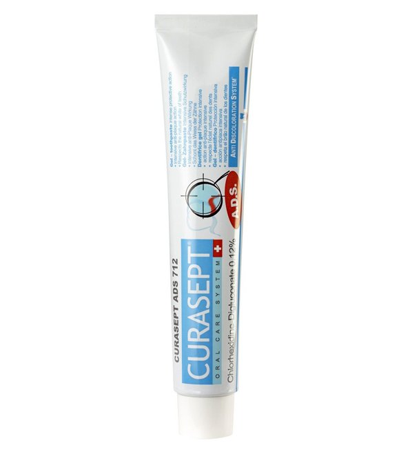 Curaprox - Curasept ADS 712 - Dentifrice Gel 0,12% CHX - 75 ml