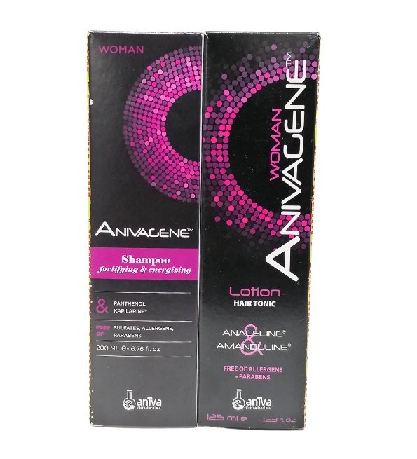 Anivagene Shampoing Fortifiant 200ml + Lotion Tonic 125ml PACK FEMME