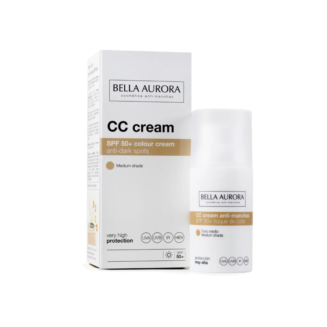 Bella Aurora CC Creme Medium Spf50+ 30ml