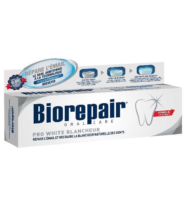 Biorepair Dentifrice Pro White 75ml