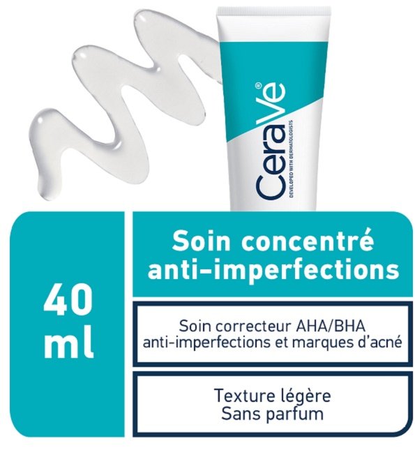 CeraVe Soin Concentré Anti-Imperfections |Peau Grasse à Tendance Acnéique | 40ml