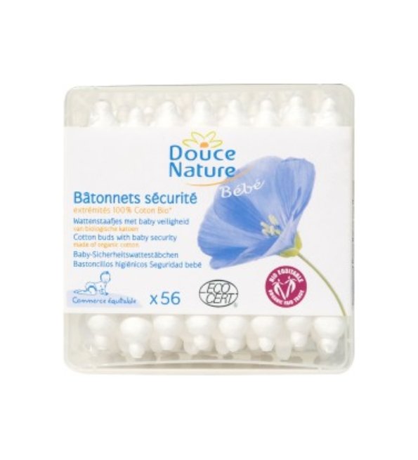 DOUCE NATURE BATONNETS SECURITE BEBE 56 UNITES