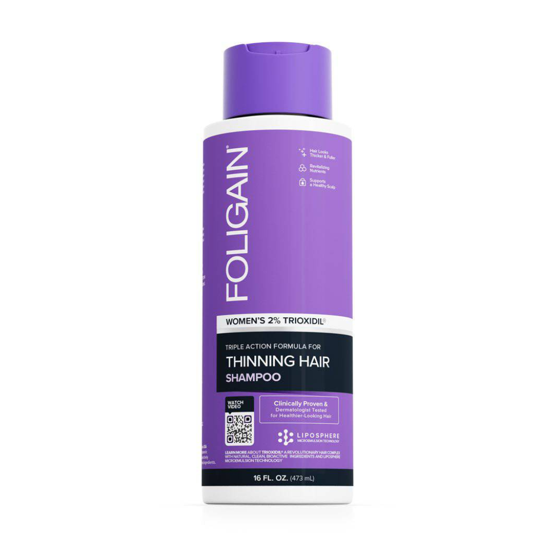 Foligain Triple Action Shampoing Trioxidil 2% Femme