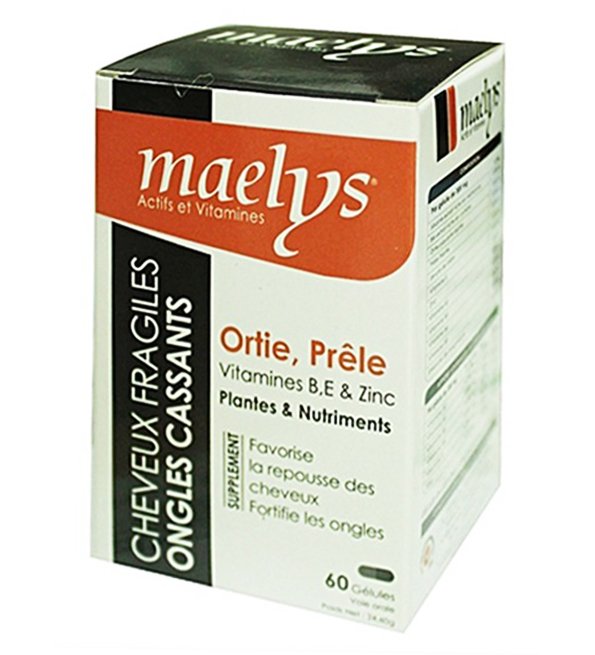 Maelys Ortie Prêle Vitamines B E et Zinc - 60 Gélules