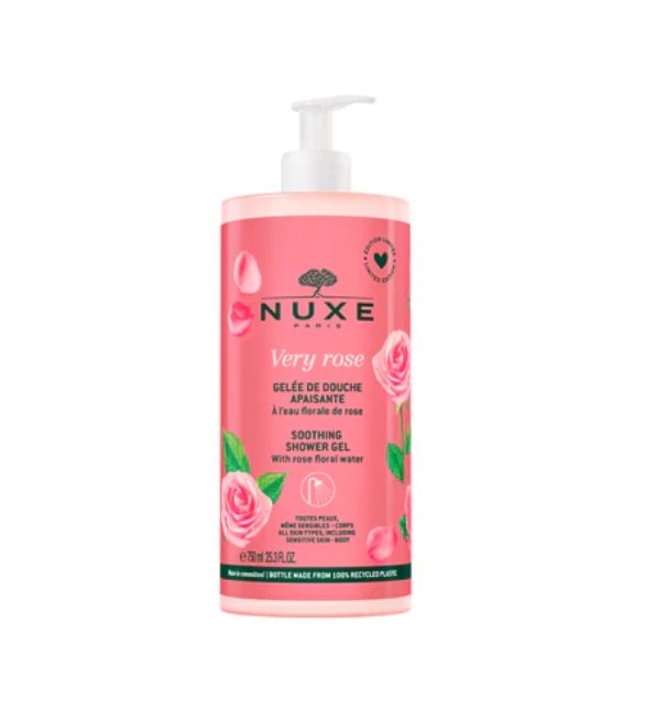 Nuxe Very Rose Gelee De Douche Apaisant 750ml