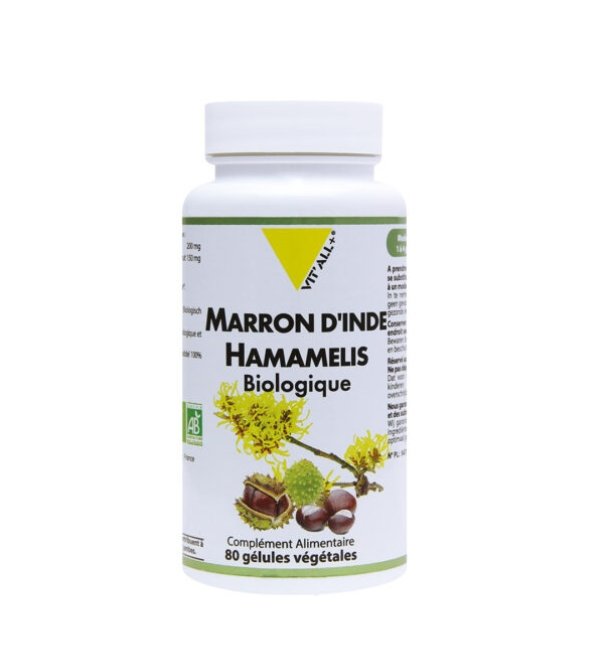 VITALL PLUS MARRON D'INDE HAMAMELIS 80 GELULES
