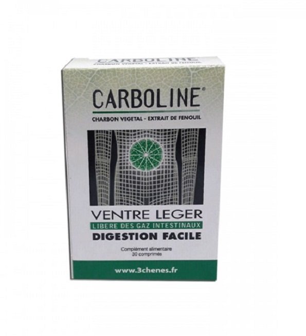 CARBOLINE VENTRE LEGER 30 COMPRIMÉS