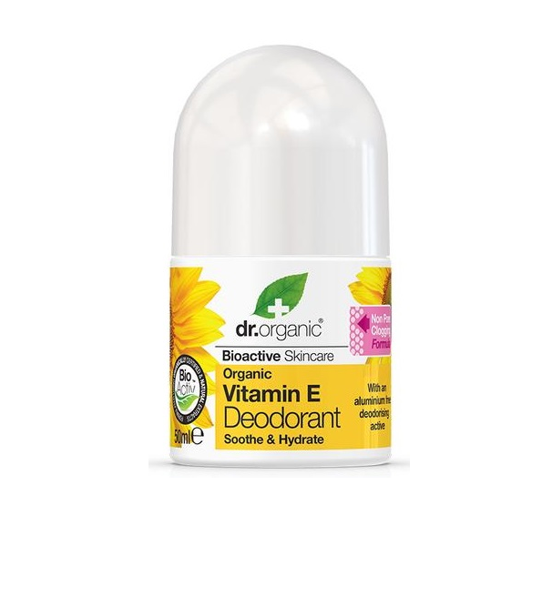 Dr Organic Déodorant à la Vitamine E 50Ml