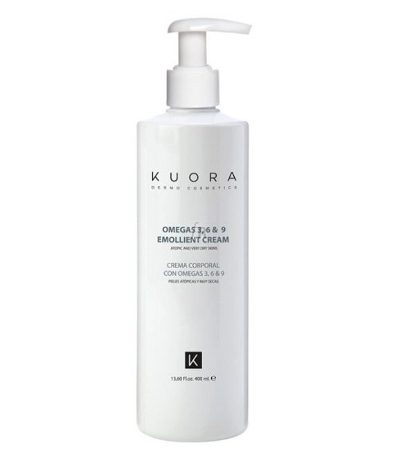 Kuora Creme Emollient Omega 3 6 9 400ml