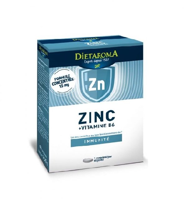 Dietaroma Zinc +Vitamine B6 60 comprimé