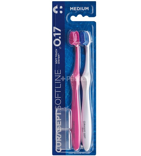 CURASEPT Brosse à dents médium 017 MEDIUM Pack