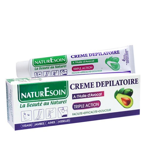 NaturEsoin Crème Dépilatoire à l'Huile d'Avocat - 50 ml