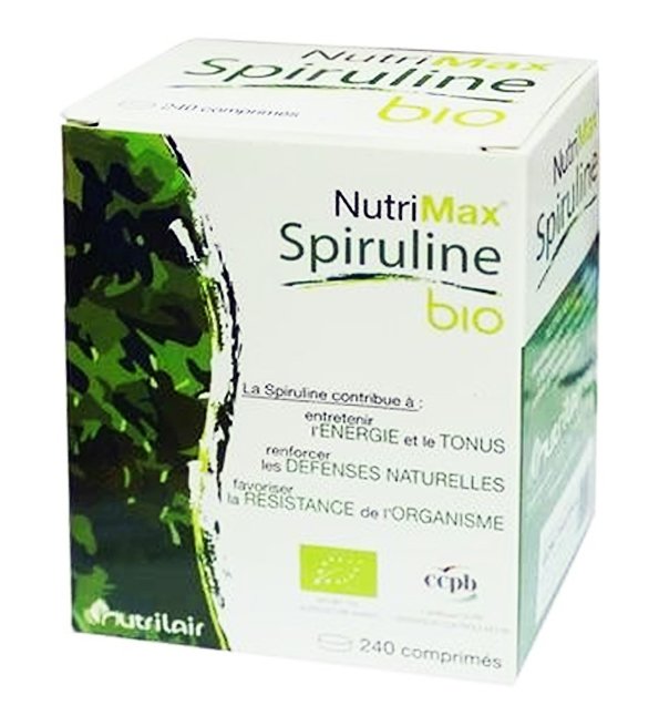 Nutrimax Spiruline Bio - 240 Comprimés