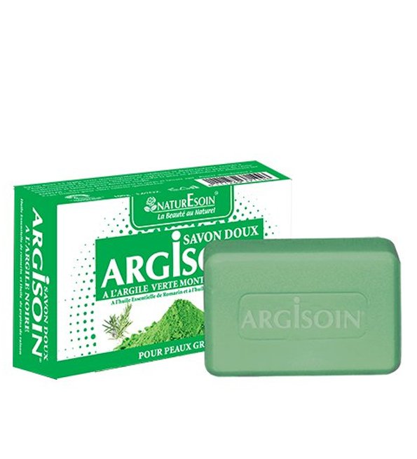 NaturEsoin Argisoin Savon à l'Argile Verte- 125 G