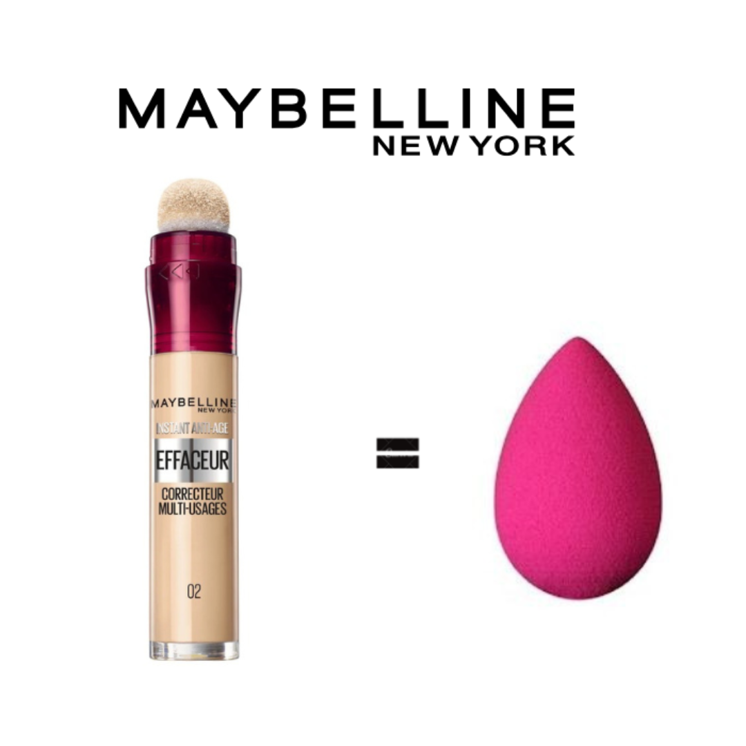 Maybelline Eraser Eye N°02 Nude + Blander Pack