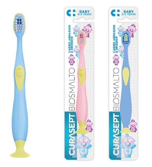 CURASEPT BROSSE À DENTS BIOSMALTO BABY 0-3 ANS