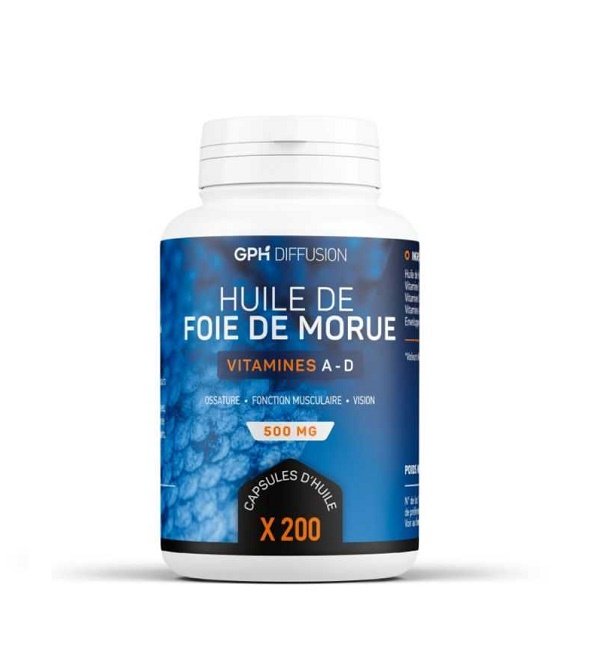 Gph Diffusion Huile de Foie de Morue - 200 Capsules