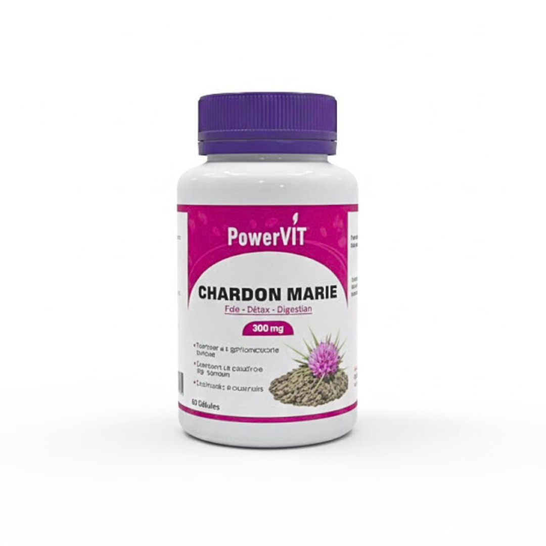 Powervit Chardon Marie 60 Gelules