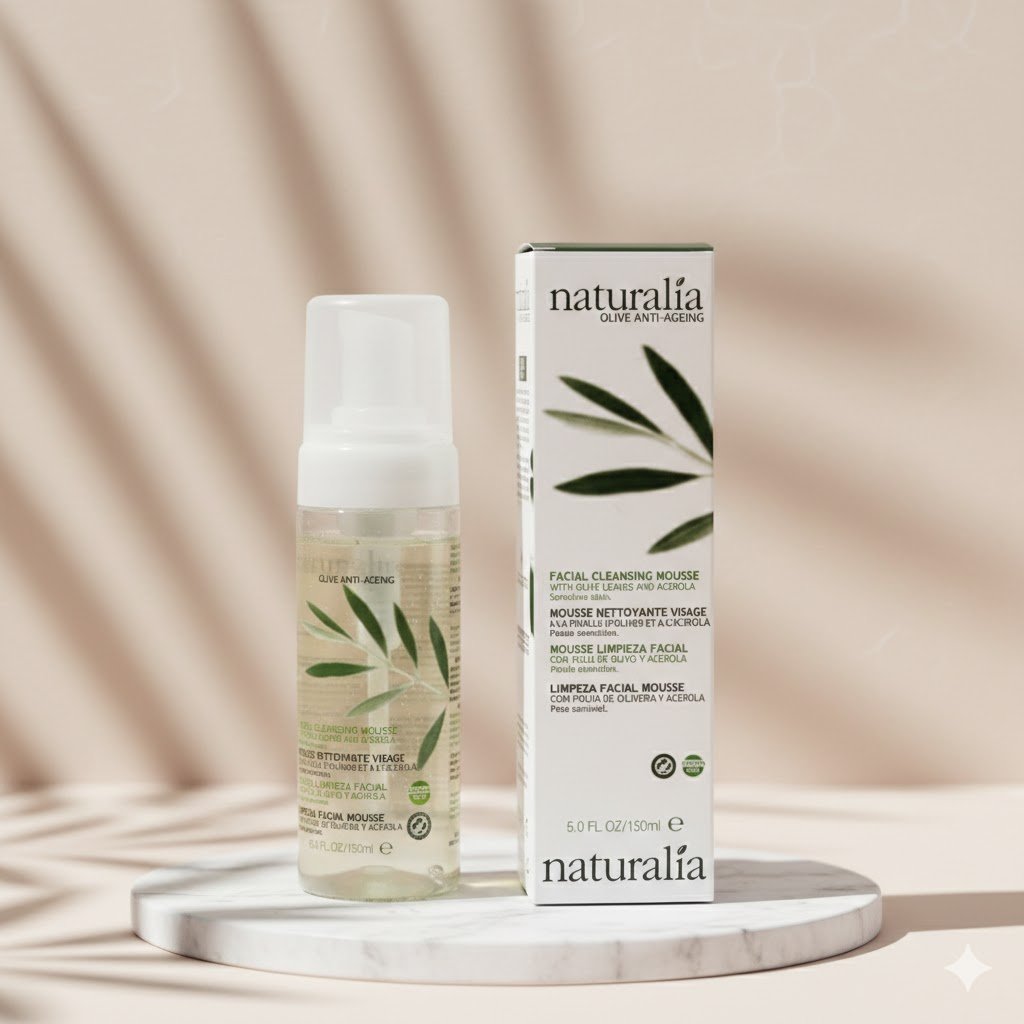 NATURALIA OLIVE MOUSSE NETTOYANTE ANTI-ÂGE VISAGE 150ML