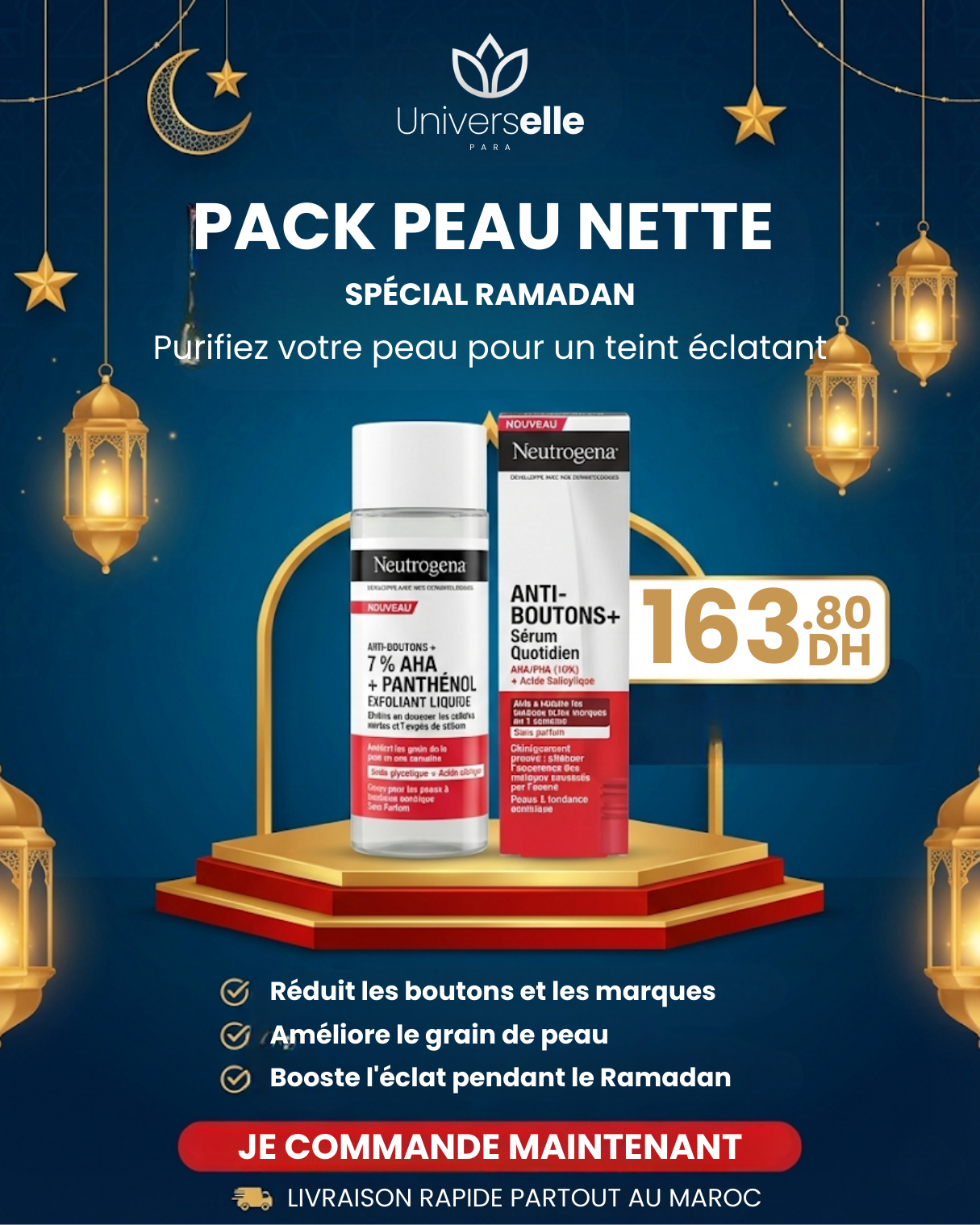 Pack Peau Nette (Anti-Boutons+): Dites Bonjour à la Confiance.