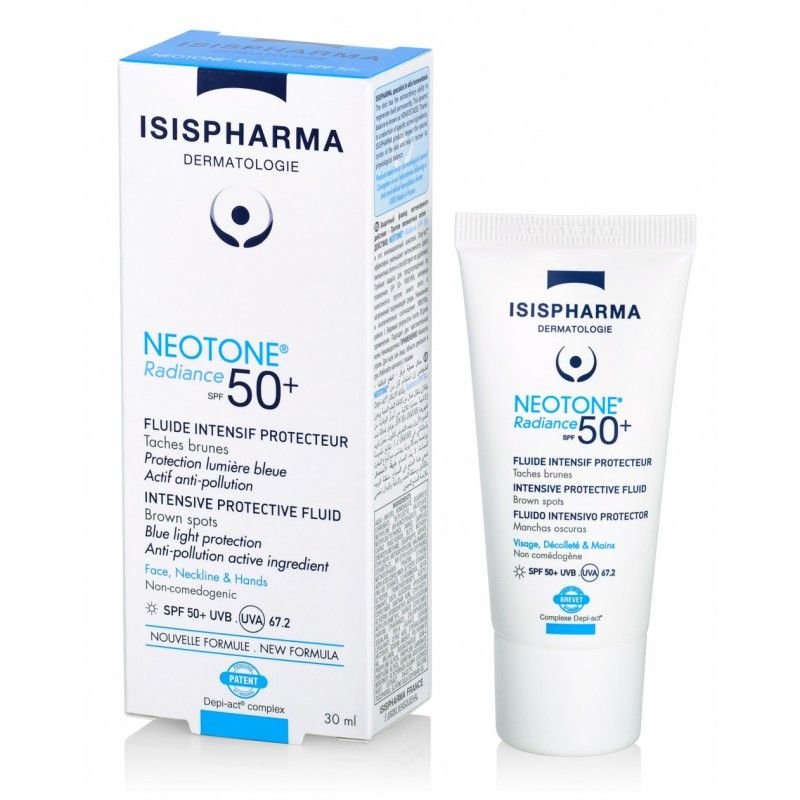 Isispharma - Neotone radiance spf50+ - fluide intensif protecteur - 30ml