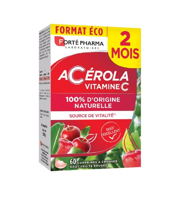 Forté Pharma Acérola Vitamine C - 60 Comprimés