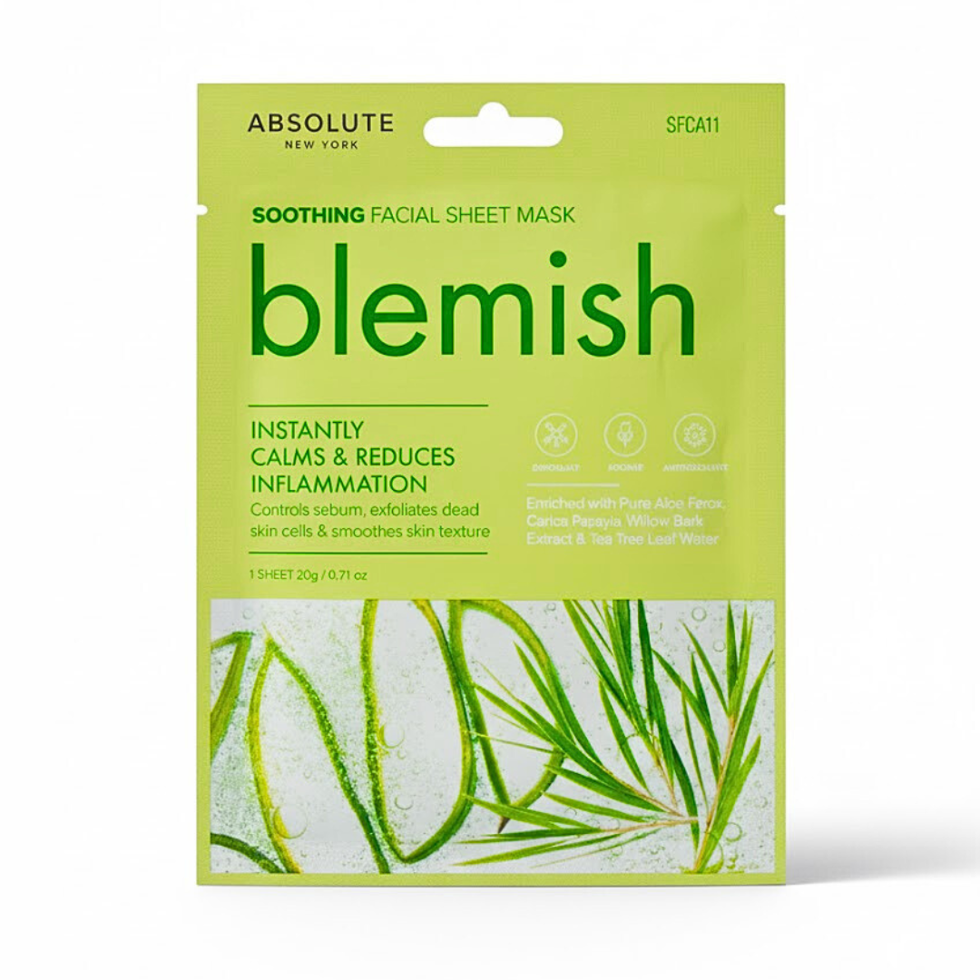 Absolute New York Blemish Facial Sheet Mask