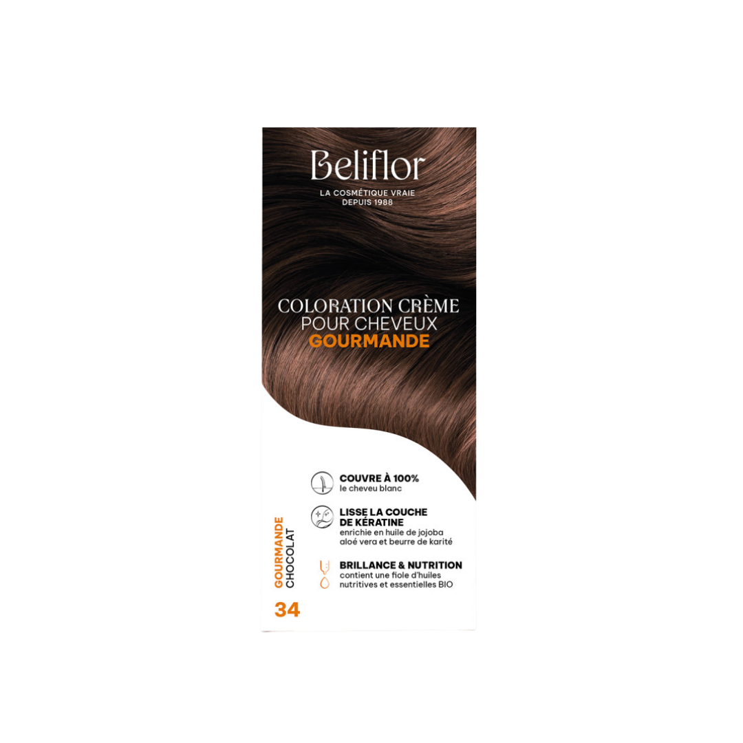 Beliflor Coloration N°34 Gourmande Chocolat