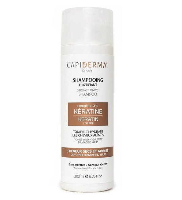 Capiderma - Shampoing Fortifiant à la Kératine - 200 ml