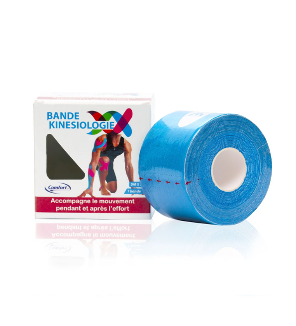 Comfort Bande Kinesiologie 5mx5cm Bleu