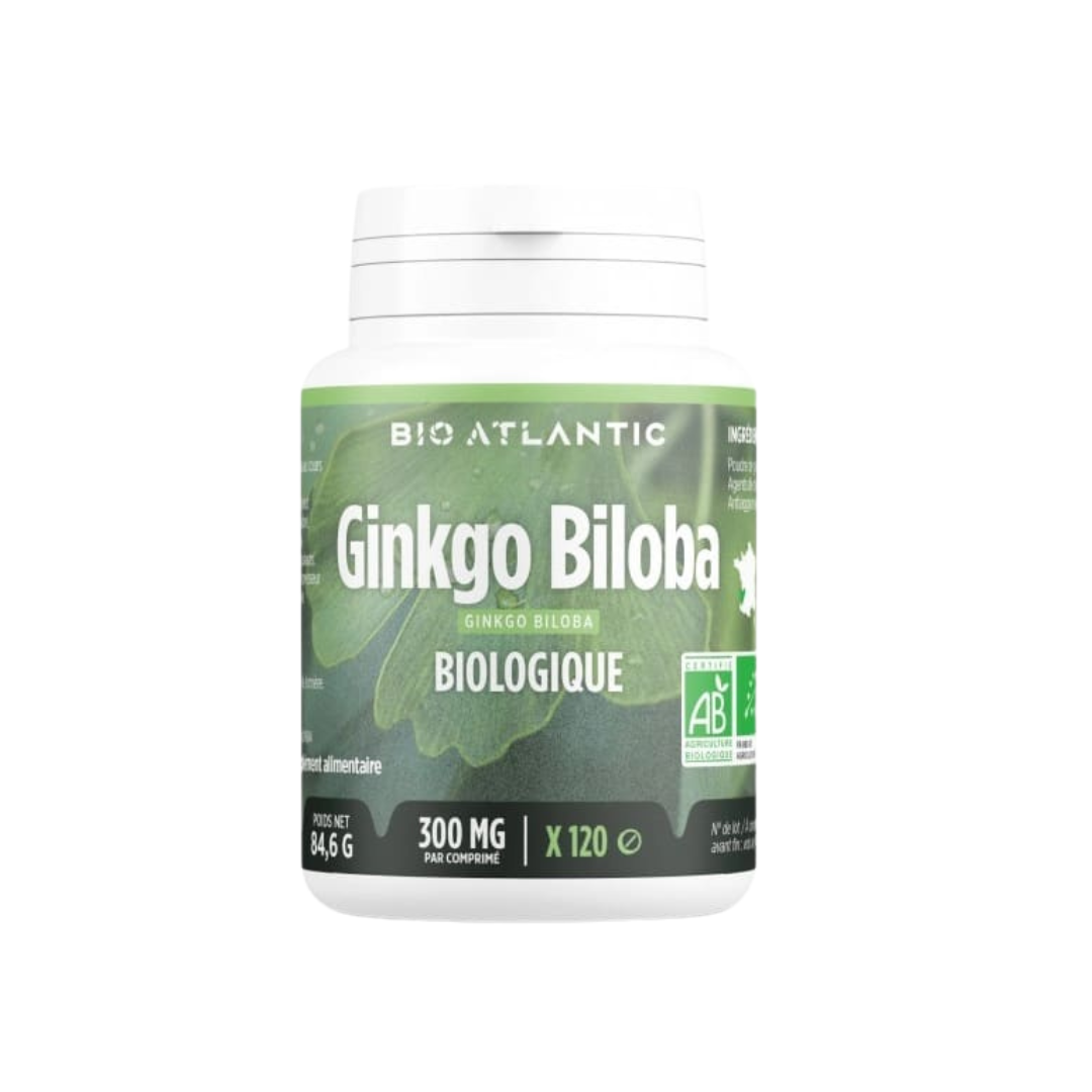 GPH Bio Atlantic Ginkgo biloba Bio 120comprimés 300mg
