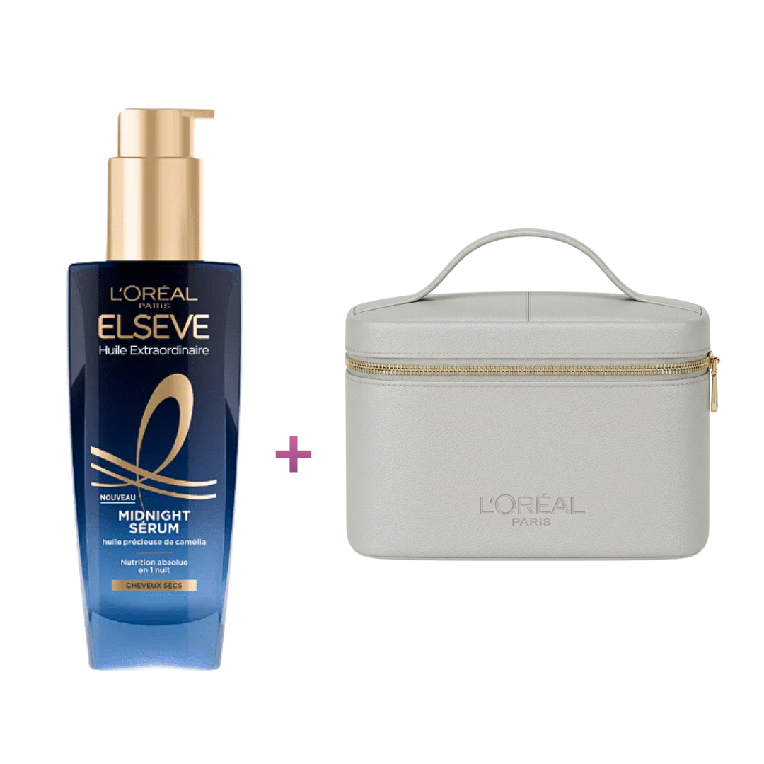 L'Oreal Paris Elseve Serum Huile Extraordinaire Midnight 100ml + Trousse