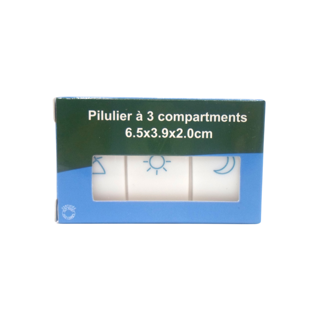 Pilulier a 3 Compartments Ref AM09-110