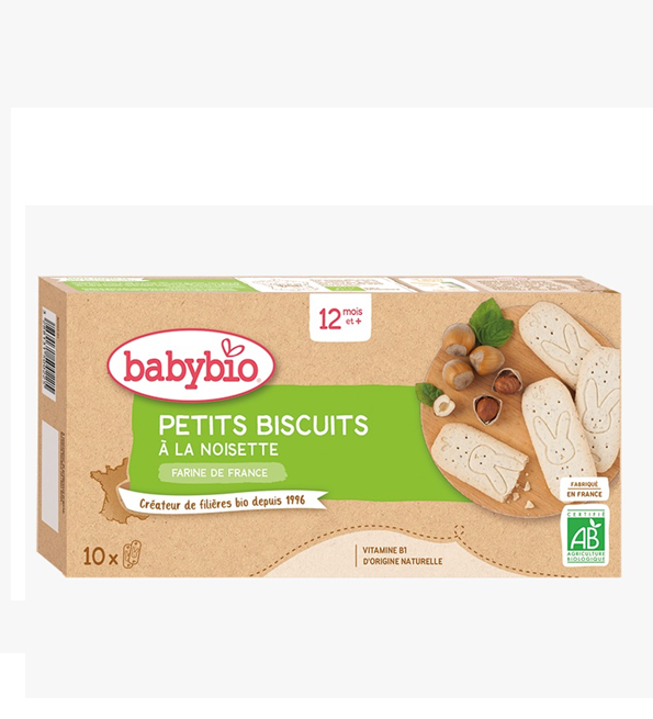 Babybio Petits Biscuits à la Noisette 160G