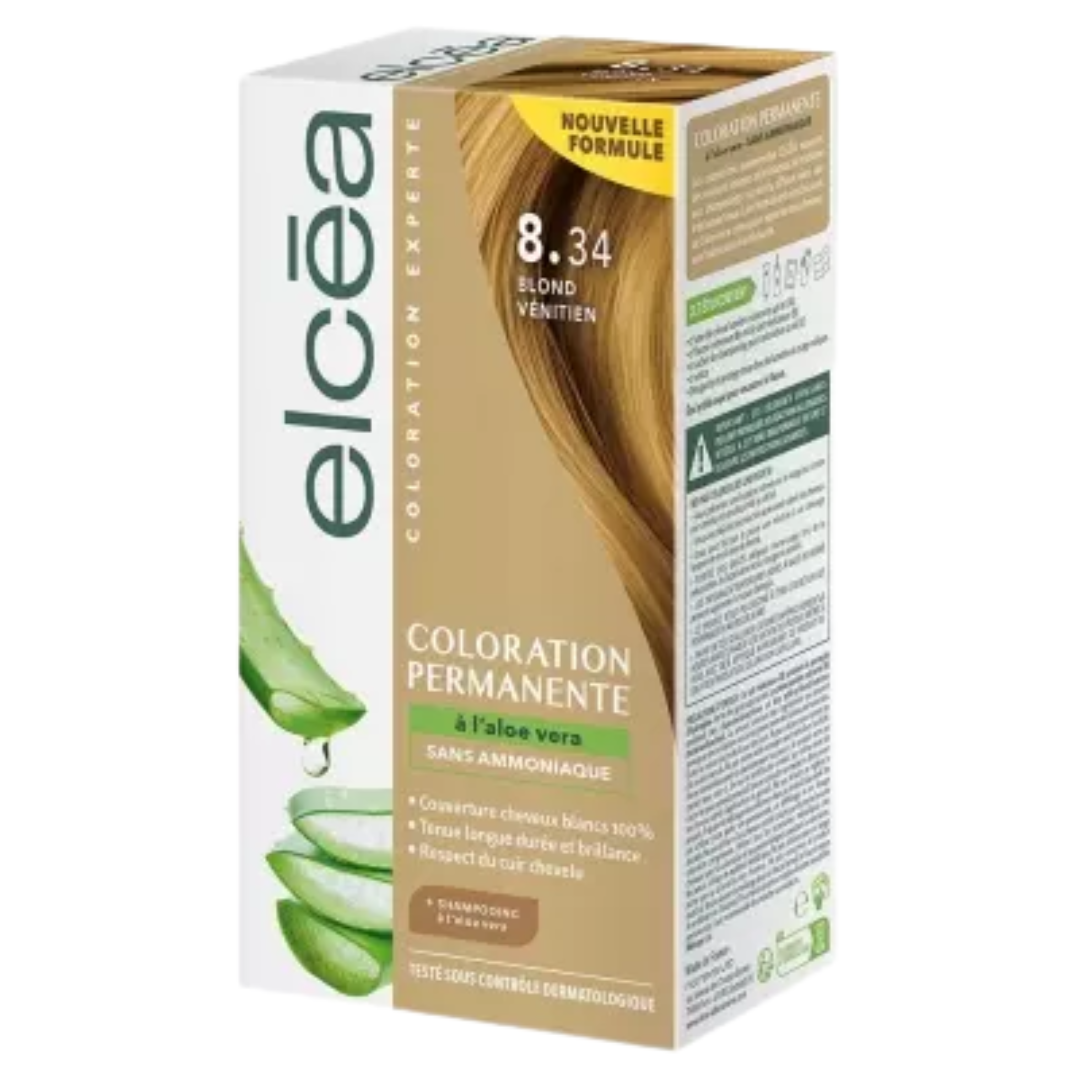 Home Elcea Coloration Permanente Blond Venetian 8.34